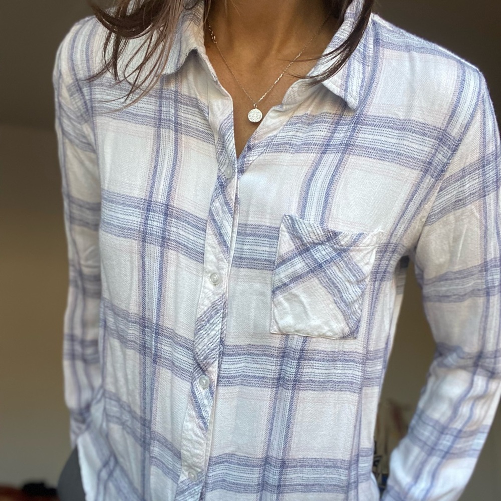 Rails button up flannel